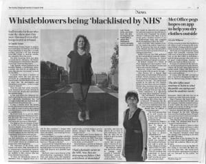 Whistleblowers being 'blacklisted by NHS'
